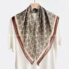 Polka dot small square scarf silk scarf women's matching shirt professional flight attendant neck protection neck circumference neck tulle scarf scarf