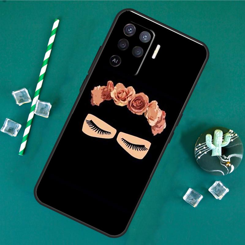 Islamic Arabic Hijab Girl Phone Case For Oppo A18 A38 A58 A78 A98 A40 A60 A80 A91 A15 A17 A74 A94 A54 A57S A16 A76 A96