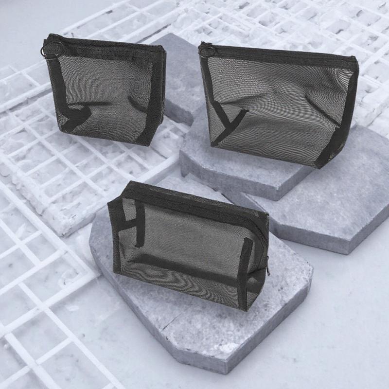 Damen Transparente Make-up-Tasche Reise Toilettenartikel Organizer Beutel Kosmetik Pinsel Aufbewahrungstasche Groß Klein Kosmetikkoffer für Damen Herren