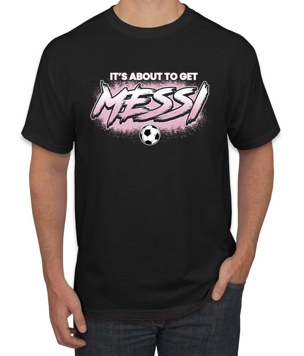 Its About To Get Miami Soccer GOAT Sports Men T- Shirt 2XL