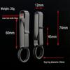 ZISIZ Men's Outdoor Belt Clip Key Holder