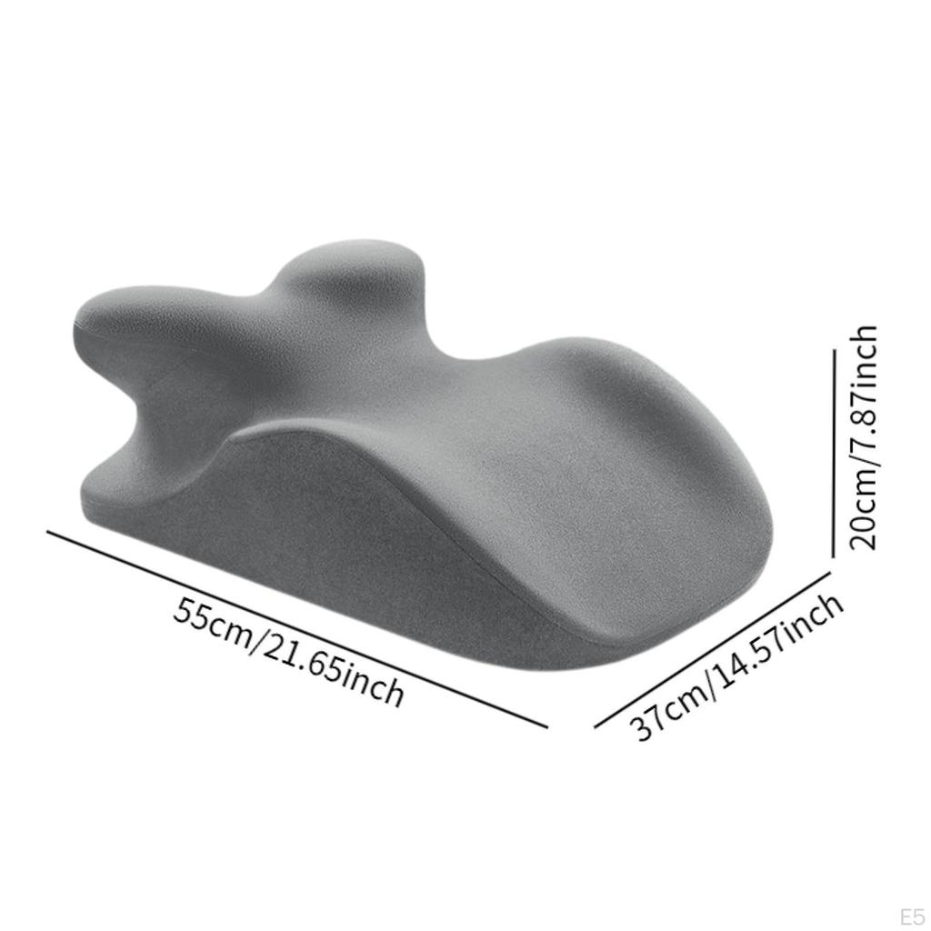 Face Down Pillow Memory Foam Removable Cover Neck Support Prone
