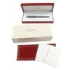 Excellent Cartier fountain pen Louis Cartier Godrons Silver 18K mens Used