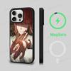 M-makima Anime Phone Case Magnetic Case For IPhone 16 14 13 12 11 15 Pro Max Plus For Magsafe Wireless Charge Cover