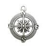 50 Pcs Craft Supplies Nautical Ship Wheel Anchor Lig Charms Pendants for Crafting, Jewelry Findings Making Accessory For fIY Necklace Bracelet