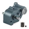 LCG Aluminum Transmission Gearbox for 1/10 RC Crawler SCX10, Lightweight Metal Gearbox 9T Motor, 1:9 Ratio, 540/550 Compatible