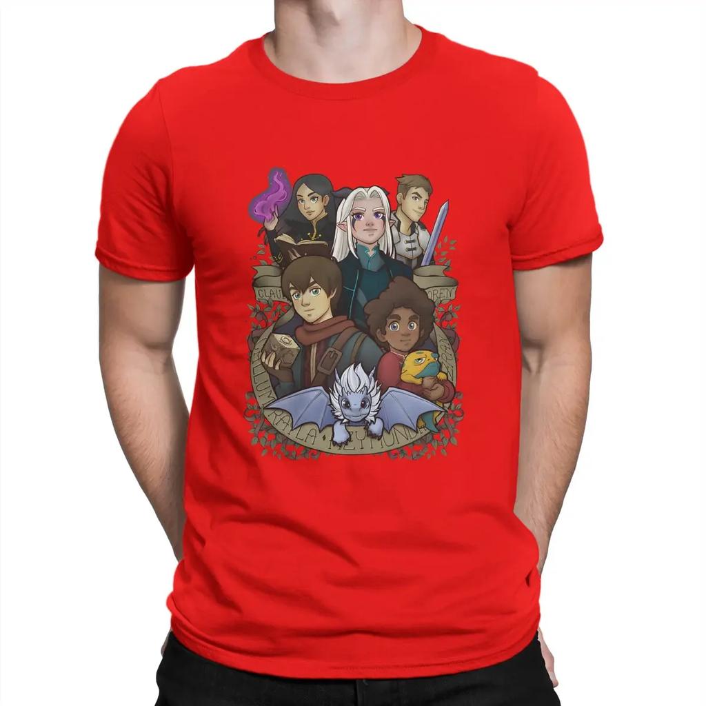 The Future King Herren T-Shirts T-The Dragon Prince Cartoon Crazy T-Shirt Kurzarm Rundhals T-Shirt Baumwolle Geschenkidee Oberteile