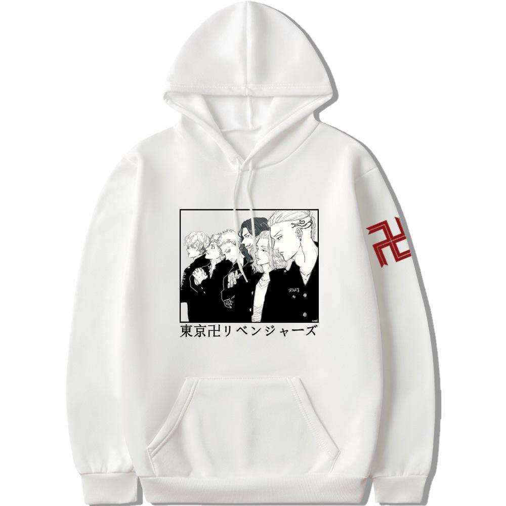 Tokyo Revengers Anime Unisex Kapuzenpullover mit langen Ärmeln
