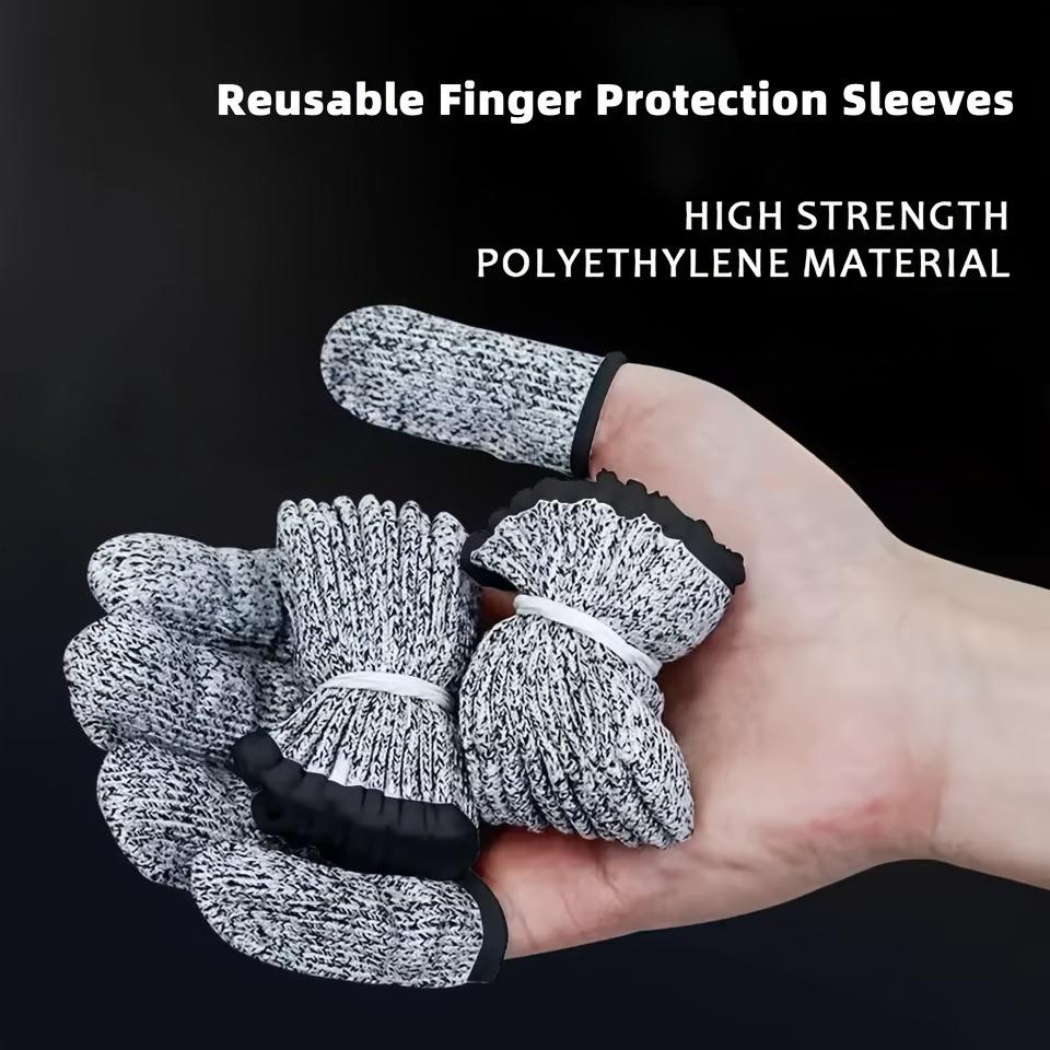 30/50pcs Finger Sleeves, Reusable, Durable & Wear-Resistant, Carving, Pet-Related Tasks, Gardening and Kitchen Work Scenarios