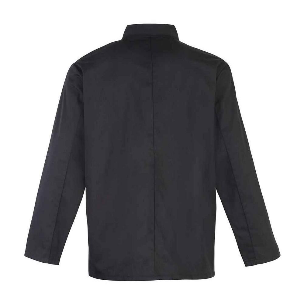 Premier Unisex Adult Press Stud Long-Sleeved Chef Jacket