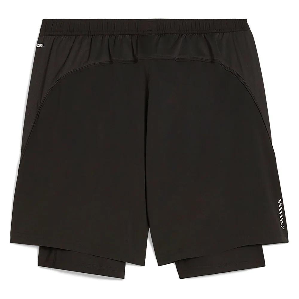 PUMA Run Velocity Men's 2-in-1 Running Shorts DryCELL Technology Black