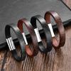 Italian Cowhides Couple Bracelet Handmade Distressed Leather Cuff Unisex Jewelry Accessory For Everyday Stylish Looks