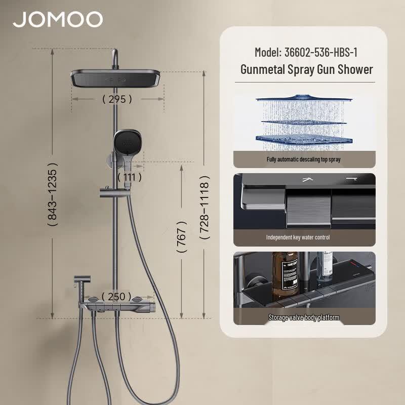 JOMOO Piano Key Shower Faucet Set