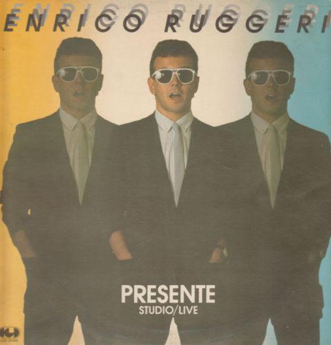 

LP Record ENRICO RUGGERI Presente Studio Live CGD20400 CGD 1984 Italy Pop Used