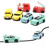 Fun Pen Inductive Car Truck Follow Any Drawn Black Line Mini Toy Engineering Vehicles Educational