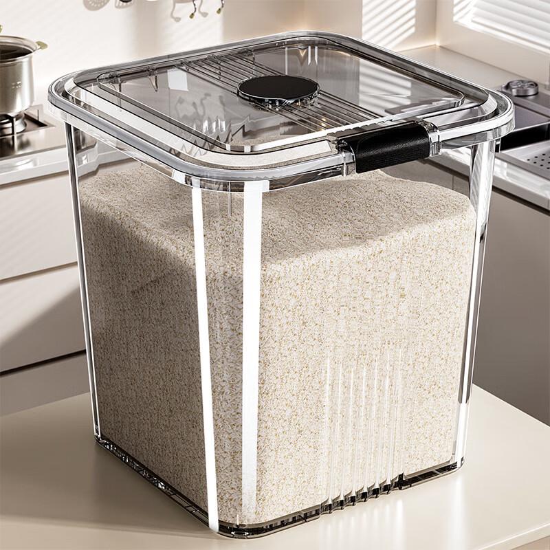 LISM Food Grade Rice and Grain Storage Container with Wheels