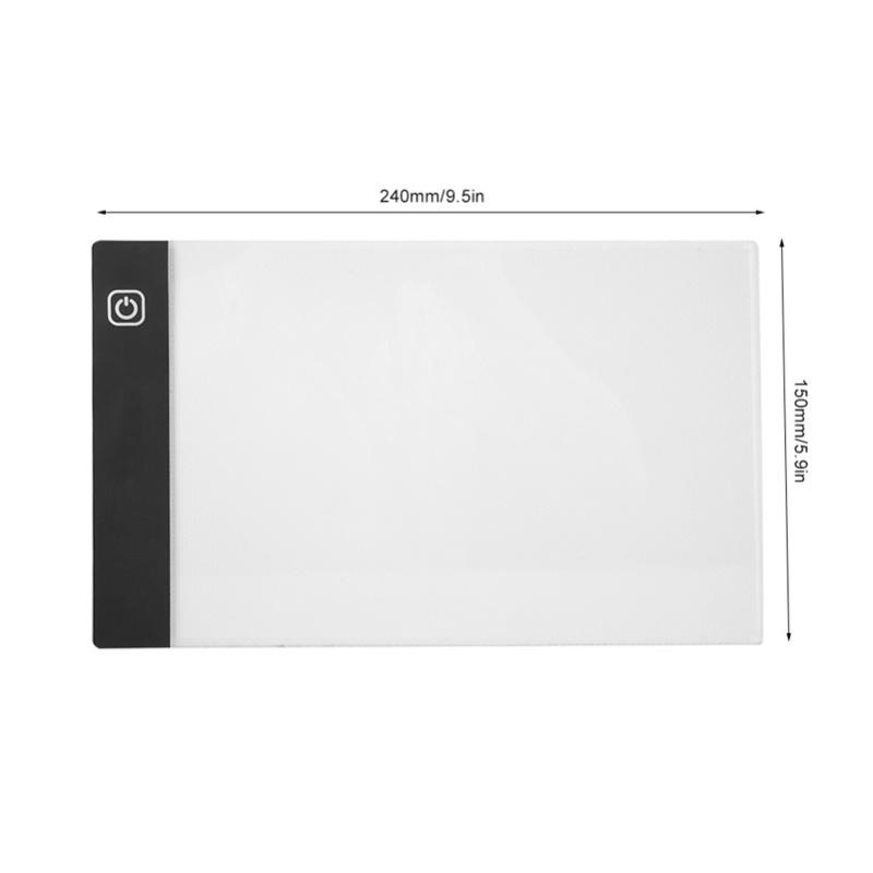 A5 USB LED Copy Board 3 Level Dimming Brightness Adjustable Ultra Thin Tracing Light Box For Drawing Animation Sketching