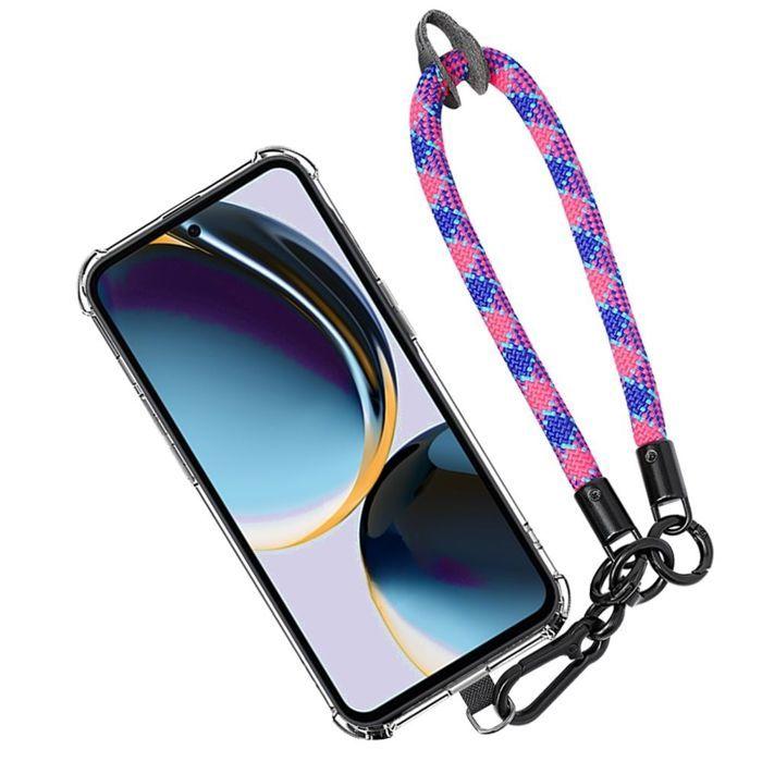 Coque de protection - BOOLING - Samsung Galaxy A56 5G - Silicone Transparent - Dragonne Amovible - Antichoc