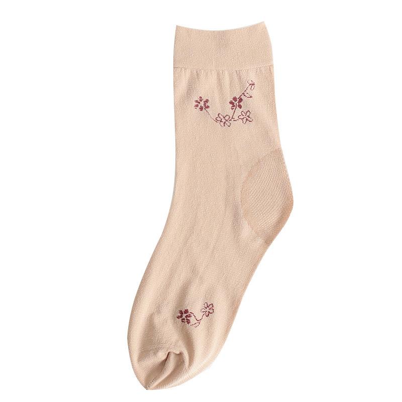 10 Pairs of Female Spring and Summer Old Style Old Fashioned Belt Heel Non Slip In Tube Stockings