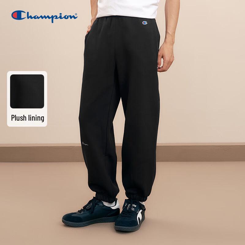 Champion Men s Embroidered Fleece Cuffed Joggers L