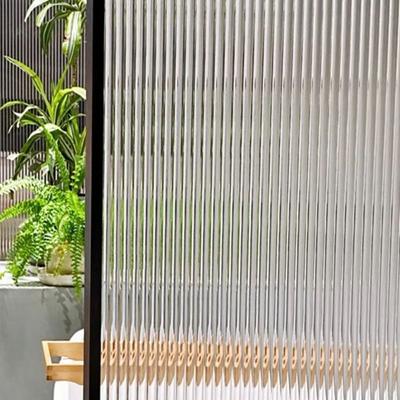 Opaque UV Protection Static Stripe Decorative Window Film Anti-peep Self-adhesive Glass Stickers