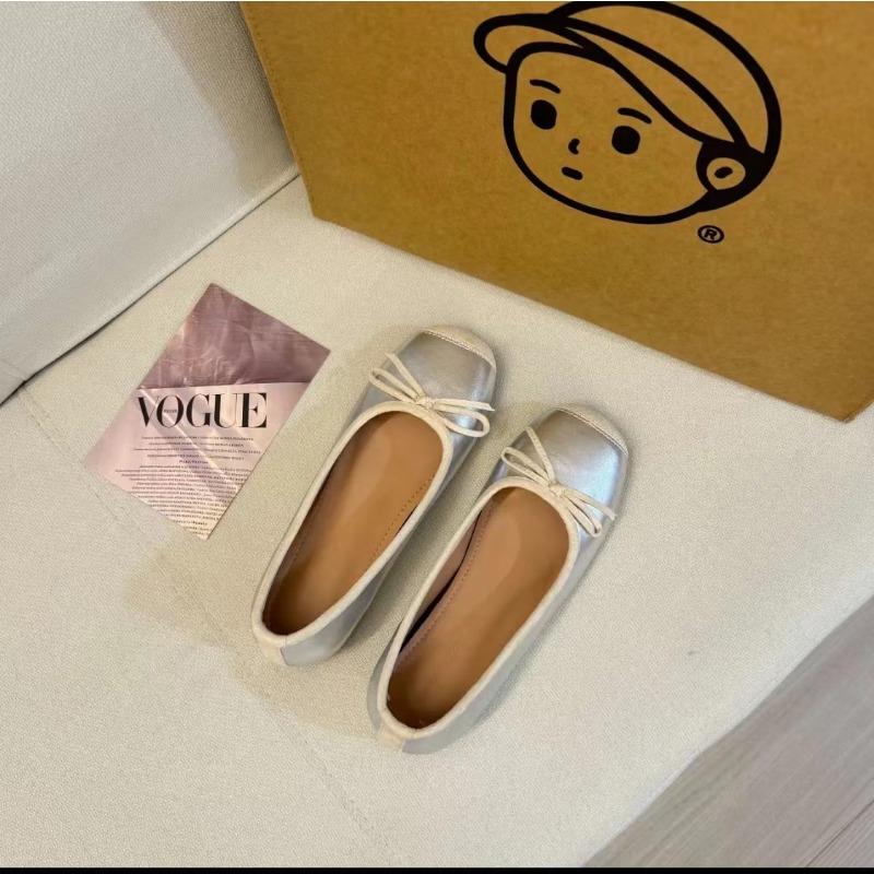 Silver Inner Height Increase Mary Jane Single Shoes Women's New Small Light Mouth Thick Heel High Heels