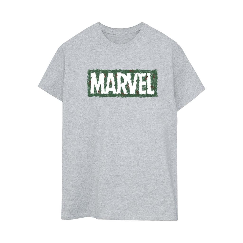 Marvel Womens/Ladies Holly Logo Cotton Boyfriend T-Shirt