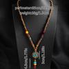 Tibetan Ethnic Sweater Chain Zen Bodhi Necklace: Unisex Retro Scenic Accessory
