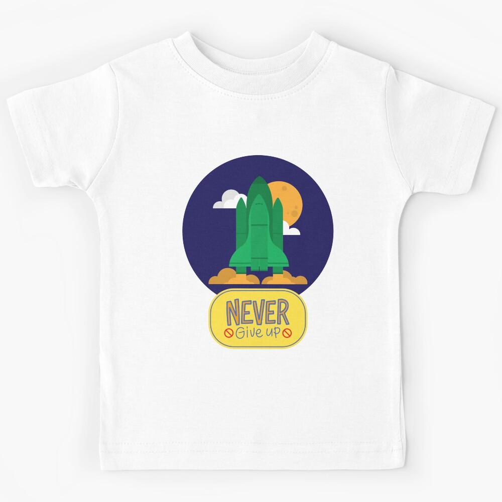 Never Give Up Kids T-Shirt 150