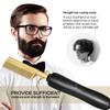 Best Seller New Electric Copper Comb Hair Straightener Hair Straightener Dual-purpose Household Handheld Portable Perm Curling R