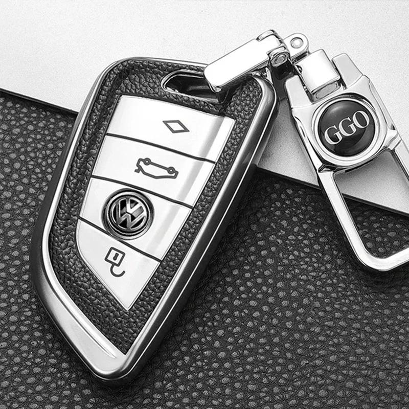 B6 VW For Volkswagen 2/5/10Pcs 14mm Car Key Emblem Stickers Auto Control Key Logo For Volkswagen VW Golf 4 5 Tiguan Jetta Transp