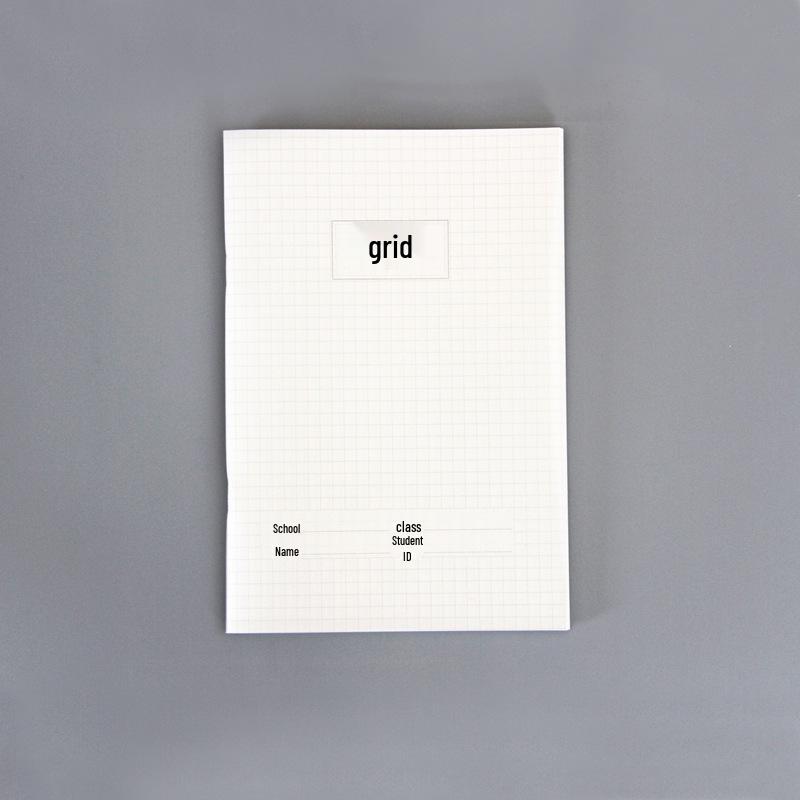 Wow Oh A5/B5 Spiral Bound Notebook - Lined & Grid, Thick Pages, Student Stationery
