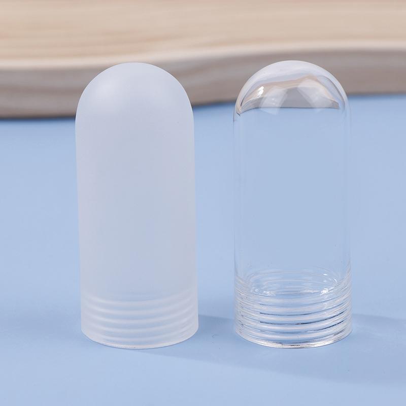 Tubular G9 Clear Glass Cover Threaded Neck Lamp Shade Replacement Sturdy Glass Protectant Tube Frost Cover For G9 Bulb