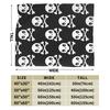 Halloween Horror Blankets Cartoon Skull Bone Flannel Vintage Breathable Throw Blanket for Coverlet Textile Decor