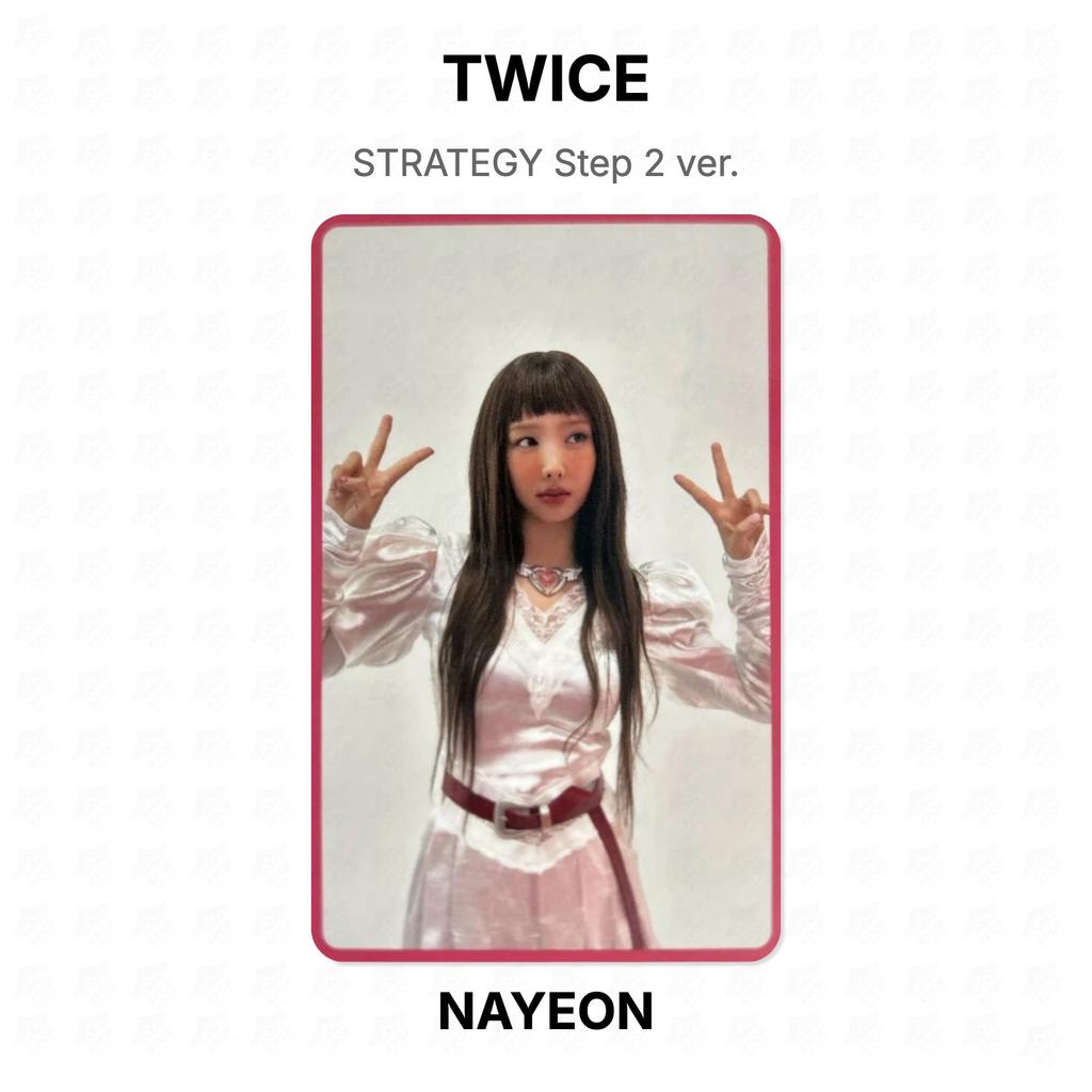 Twice STRATEGY Step 2 Ver. Official Photocard