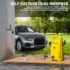 Electric High Pressure Washer 1600W,120bar,380l/h Adjustable Lance from 0 To 180°,7m Flexible Hose,for Terraces,Gardens,Cars