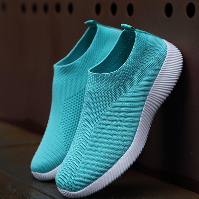 Scarpe in Tessuto Traspiranti Fly Weaving Modelli Coppia Scarpe a Rete Estive Versione Coreana delle Scarpe Basse Singole Casual