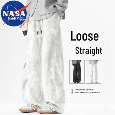 NASA MARVEL Men's Loose Straight-Leg Casual Pants