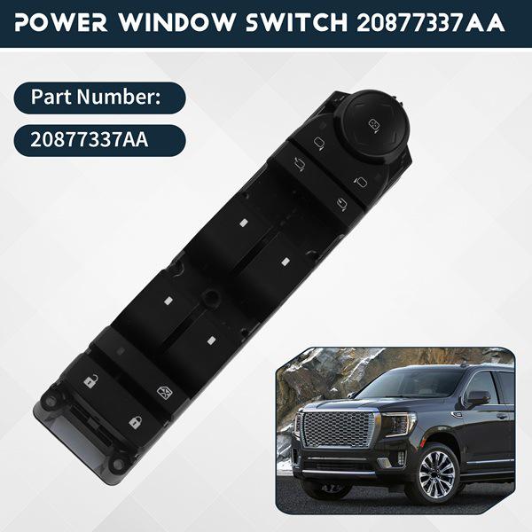 20877337AA Is the Driver's Side Power Window Switch for a Cadillac GMC Made On July 14, 2007.