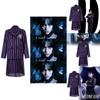Wednesday Addams Character Cosplay Dress With Polyester Material For Women And Girls
