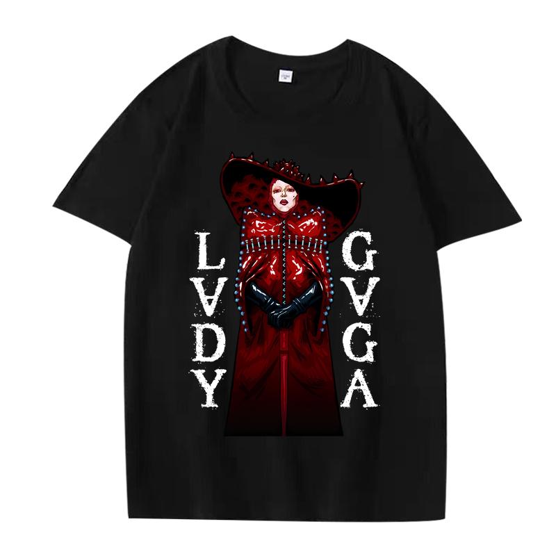Abracadabra Lady Gaga Classic T Shirt men women Oversized 100% Cotton Hot sale short sleeve Summer print Unisex plus size tops