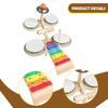 Kids Drum Set Xylophone Kit Motor Skill Hand Eye Coordination Children Gifts Kindergarten