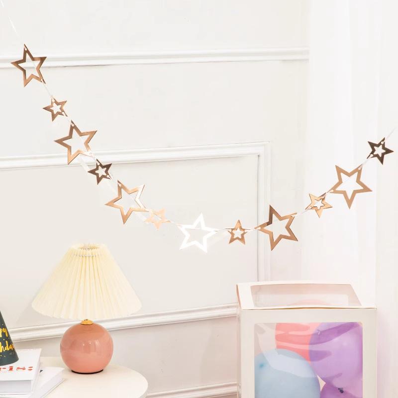 

Birthday Party Pennant Birthday Party Decoration Scene Arrangement Trunk Kindergarten Hanging Flag Banner Pulling Flag