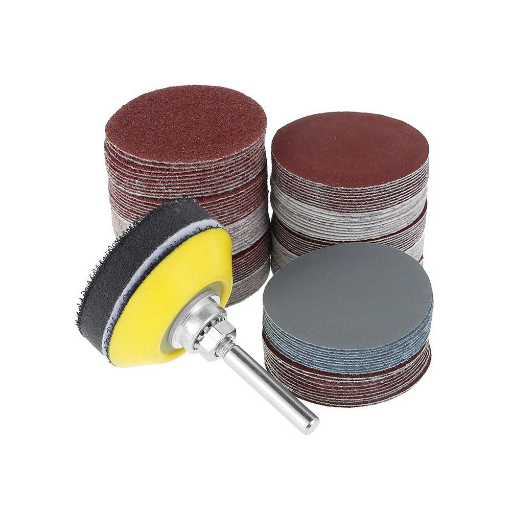 

Grinding Tool Sander Tool Round Disk Sand Sheet Sanding Paper Sanding Discs Pad Sandpaper Disc Kit 103pcs/set