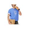Li Ning X Disney Collaboration Round Neck Pullover Knit Casual Short Sleeve T-Shirt Men T-Shirts Rainbow-Blue ATSU153-3