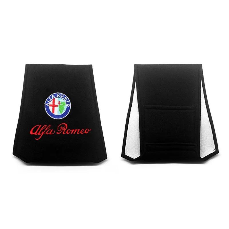 Anti-dust Car Headrest Cover Neck Pillow Case for Alfa Romeo Giulia GT 147 155 156 159 Mito Giulietta Stelvio Brera 166 Interior def789
