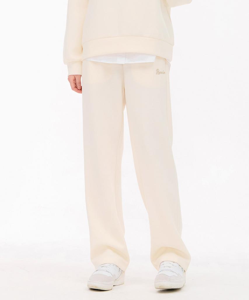 CHASECULT Women'S Straight Warm-Up Pants - Ivory