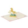 Cardstock Greeting Card With Stylish Designs Traditional Chinese Culture Card with Horse Motifs Spring Festival Gift