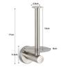 Modern Stainless Steel Wall Mount Toilet Paper Holder For Hotels And Restaurants