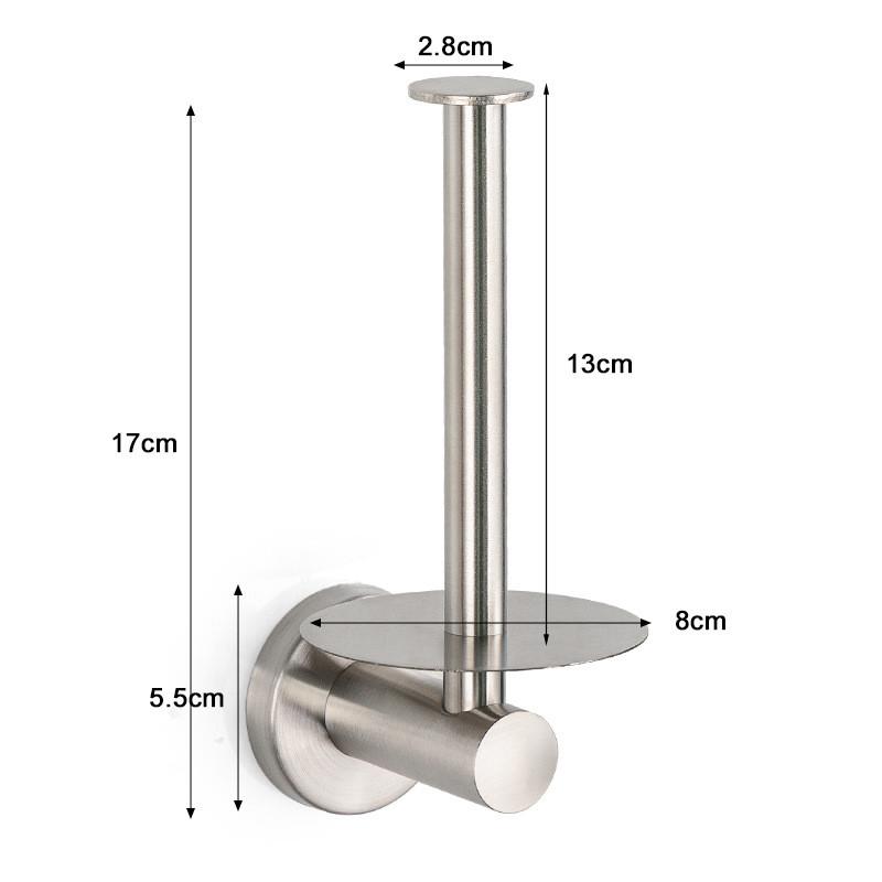 Modern Stainless Steel Wall Mount Toilet Paper Holder For Hotels And Restaurants
